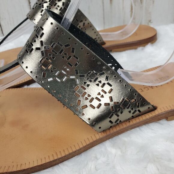 Joie A LA Plage Slide Sandals Pewter Size 9 - Picture 4 of 7